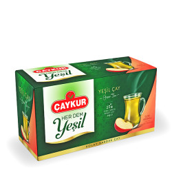 Çaykur - شاي أخضر في أكياس شاي 40 غرام (بنكهة التفاح) Çaykur - شاي أخضر في أكياس شاي 40 غرام (بنكهة التفاح)