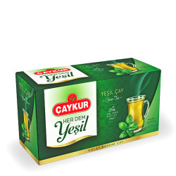 Çaykur - شاي أخضر في أكياس شاي 40 غرام (بنكهة المليسة) Çaykur - شاي أخضر في أكياس شاي 40 غرام (بنكهة المليسة)